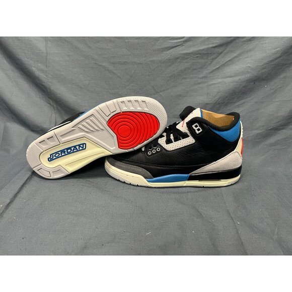 Nike Boys Air Jordan 3 Retro OG (GS) Sneakers Black Size 4 NEW NO BOX! - Picture 2 of 11